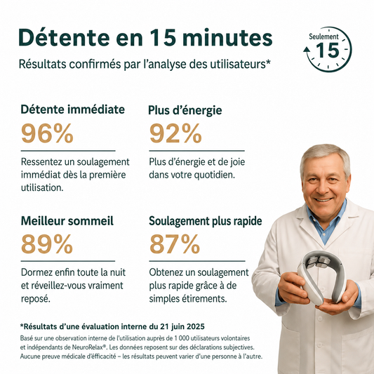 NeuroRelax® – Technologie de relaxation 3-en-1