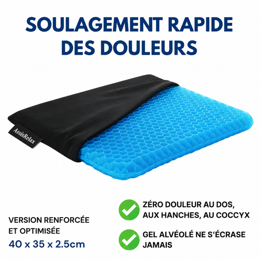 AssisRelax – Coussin en gel soulageant les douleurs