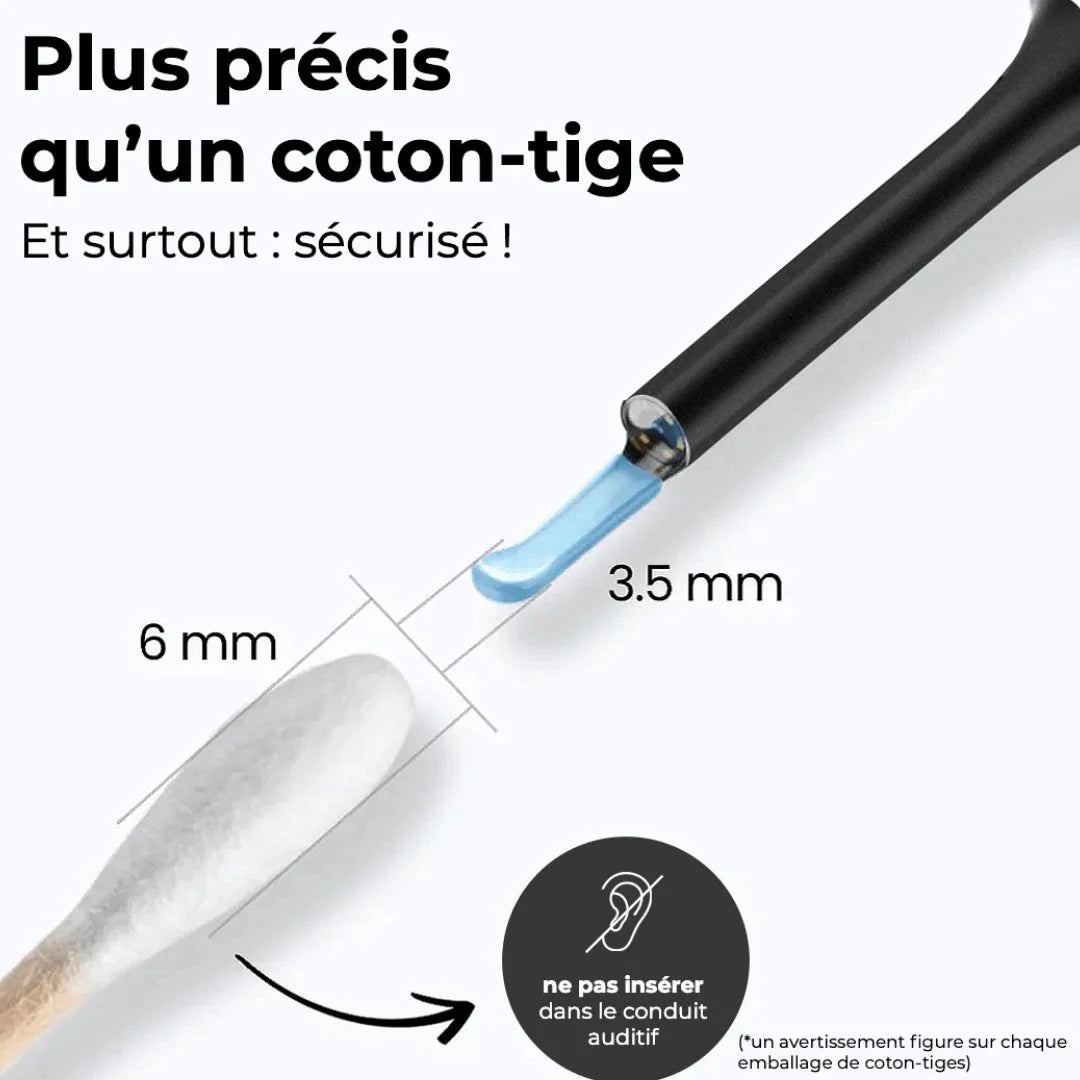 OreilleClair™ – Nettoyeur d’oreille avec caméra HD