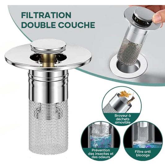 Le Stop-Bouchon™ – Filtre d’évier anti-bouchage