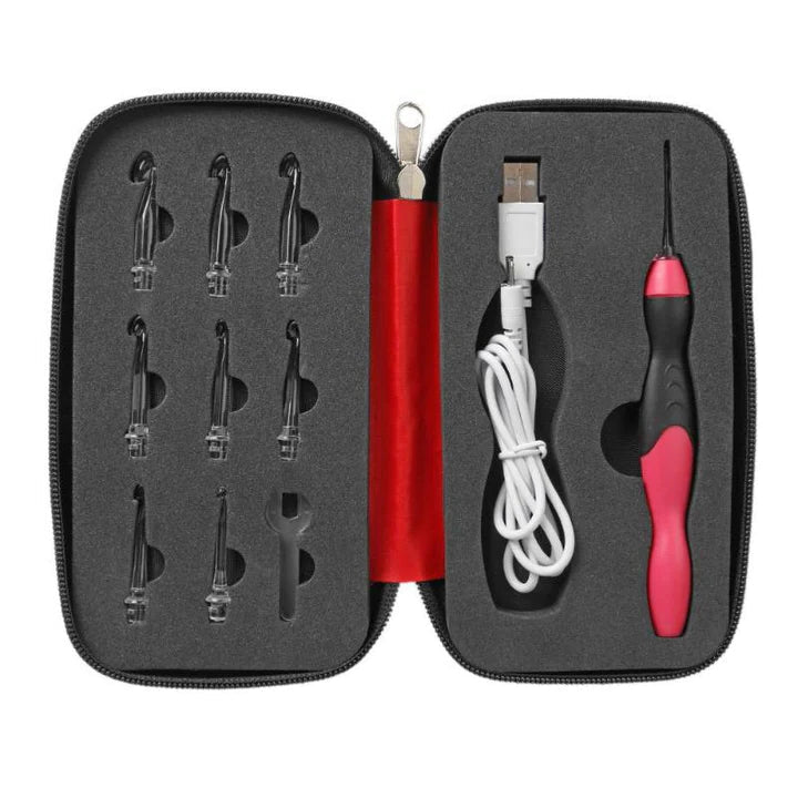 LumiCrochet™ – Kit de 9 Crochets lumineux DEL rechargeables