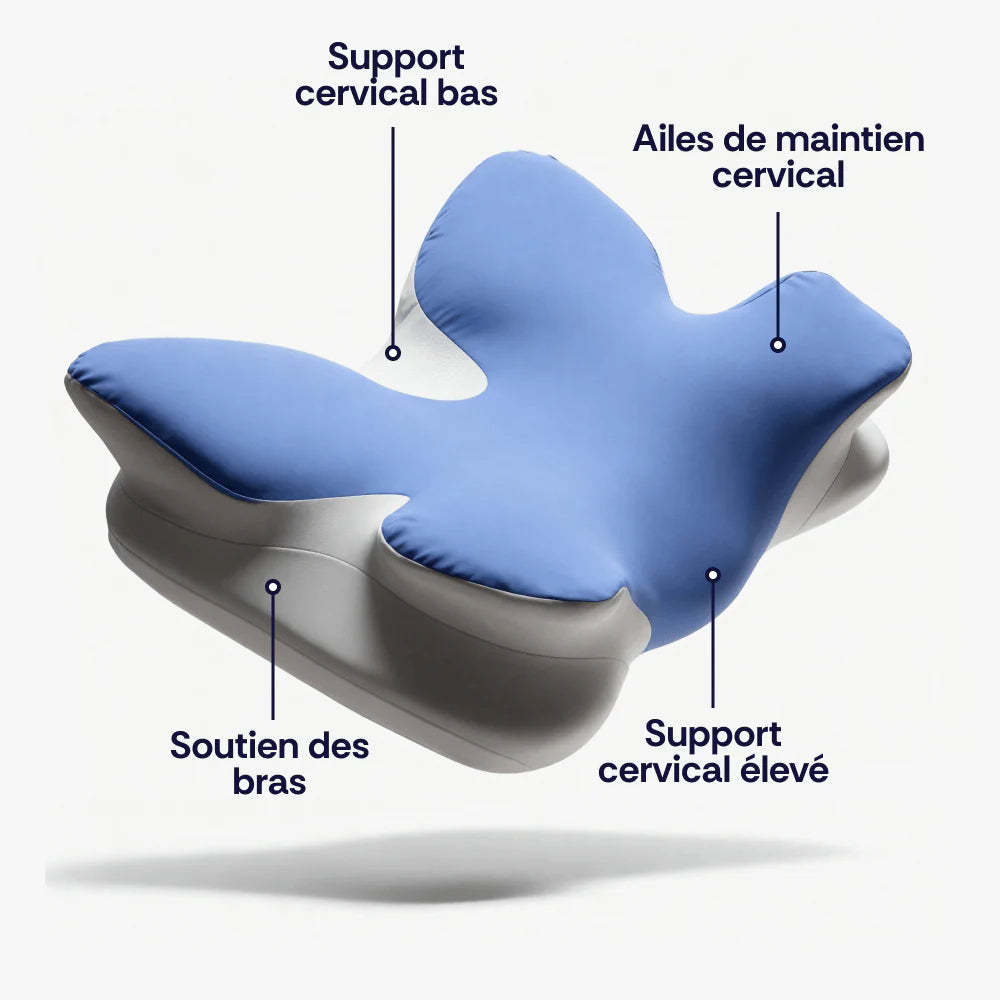 Oreiller cervical ergonomique