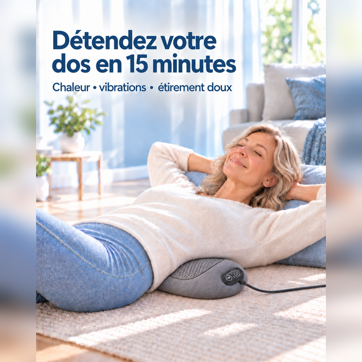 DosRelax® — Masseur de dos 3‑en‑1