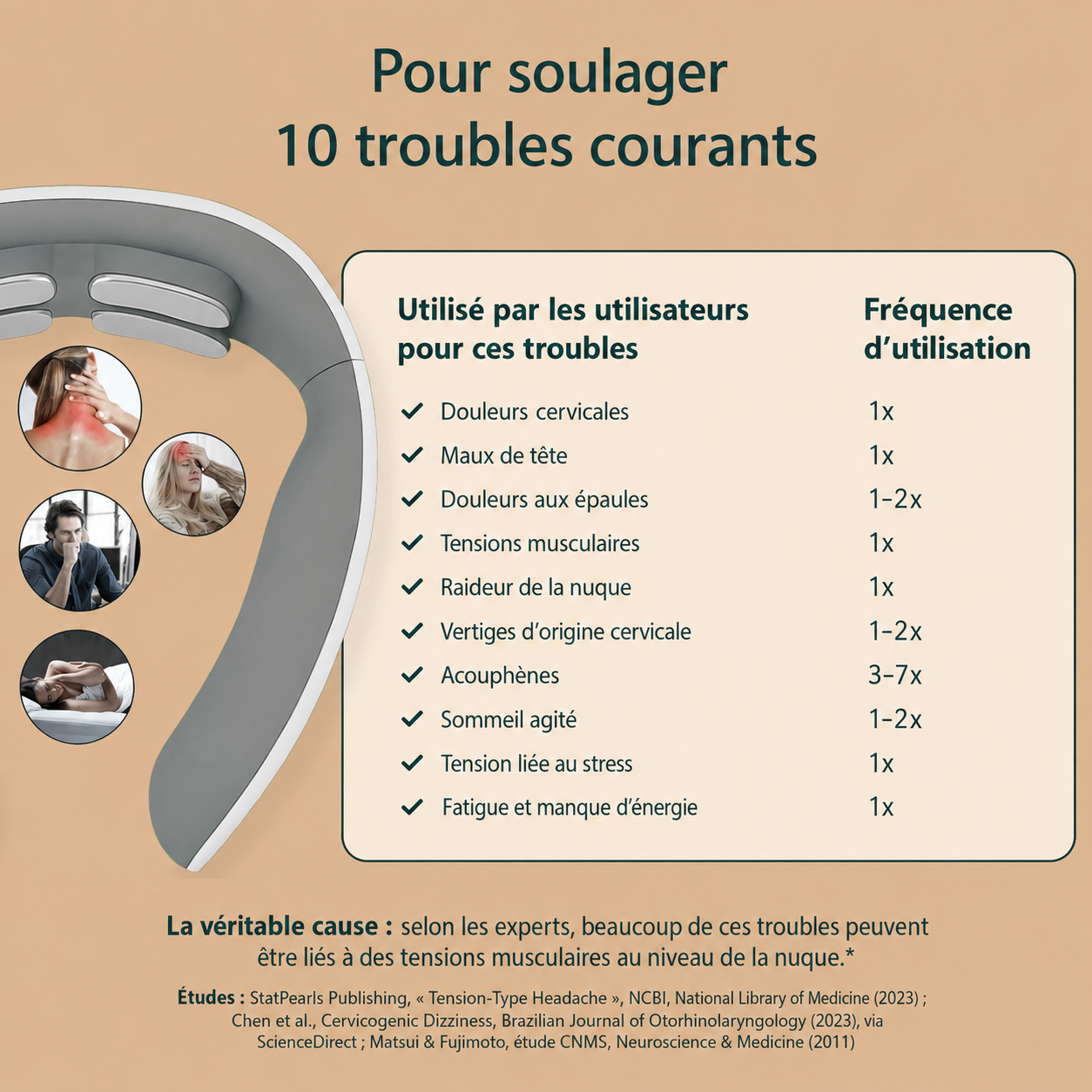 NeuroRelax® – Technologie de relaxation 3-en-1
