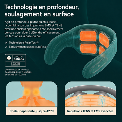 NeuroRelax® – Technologie de relaxation 3-en-1