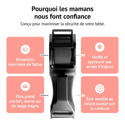 ProtègeBedon™ – La ceinture qui protège votre ventre et bébé en voiture