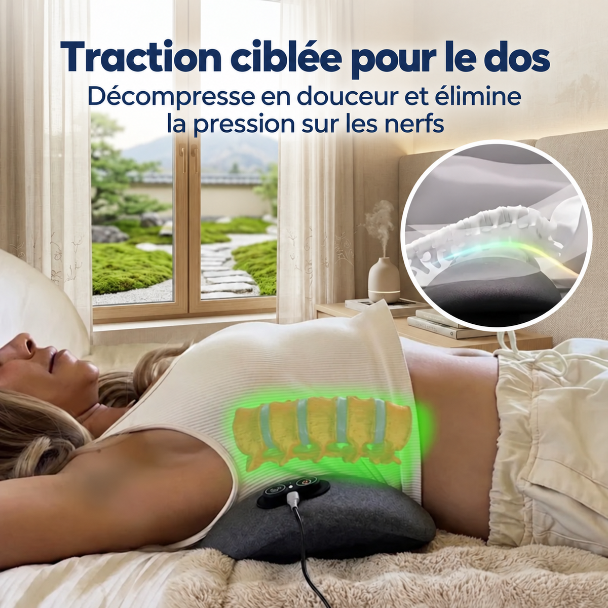 DosRelax® — Masseur de dos 3‑en‑1