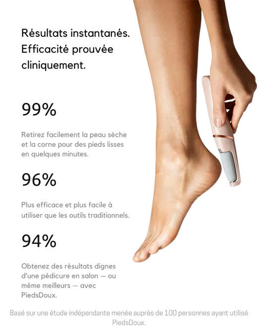 PiedsDoux™ – Éliminateur de peau dure rechargeable