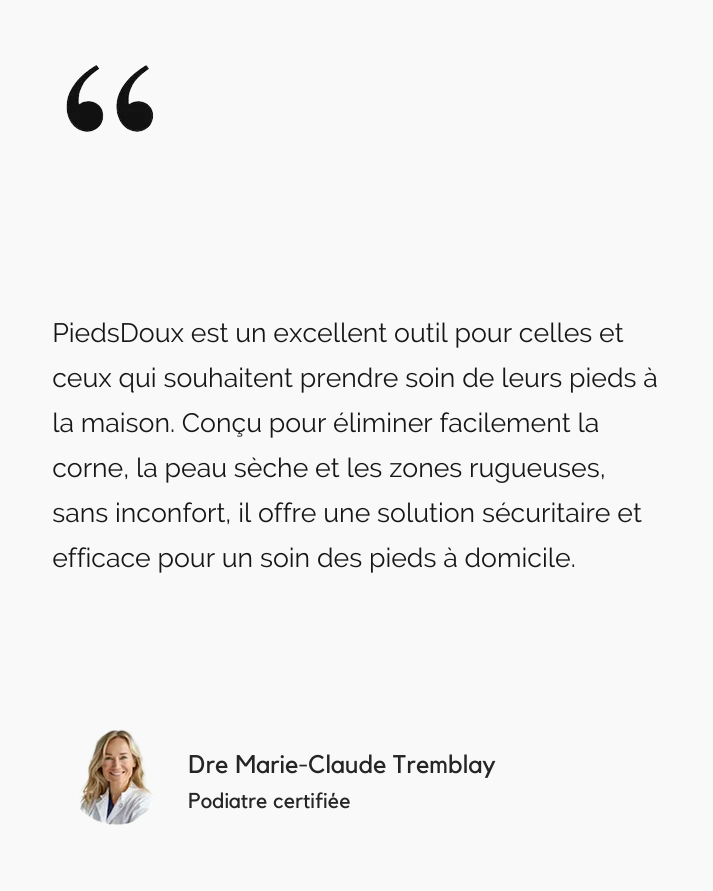 PiedsDoux™ – Éliminateur de peau dure rechargeable