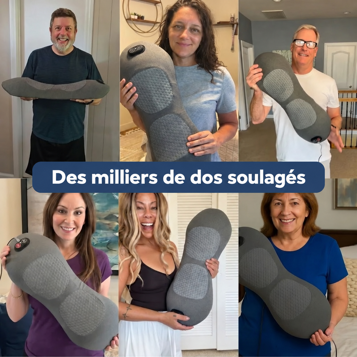 DosRelax® — Masseur de dos 3‑en‑1