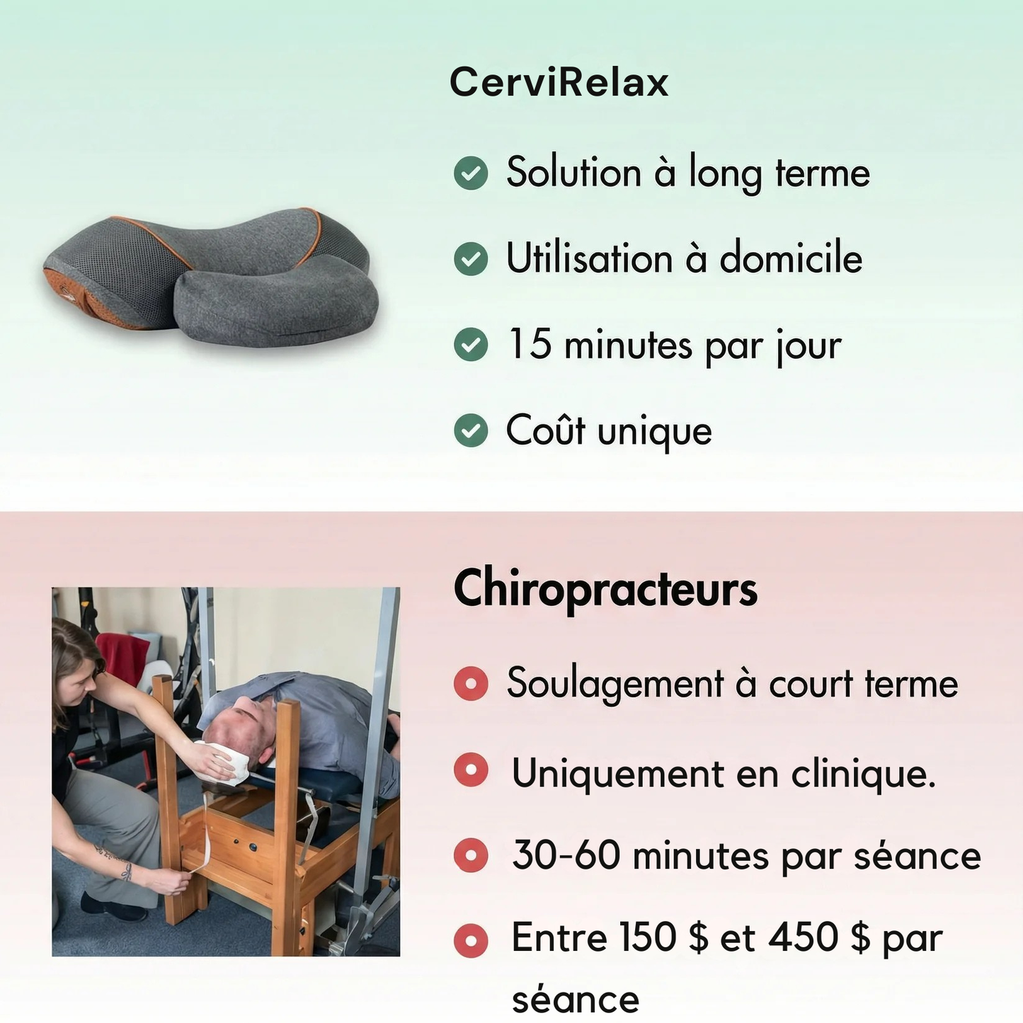 CerviRelax® – Masseur cervical 3-en-1
