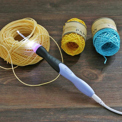 LumiCrochet™ – Kit de 9 Crochets lumineux DEL rechargeables