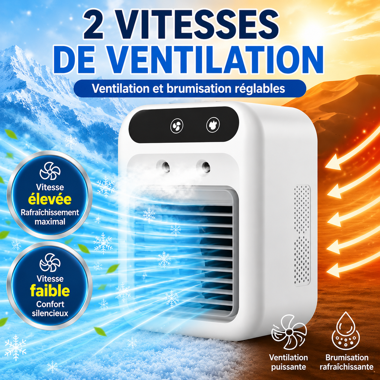 AirFrais™ – Climatiseur portatif