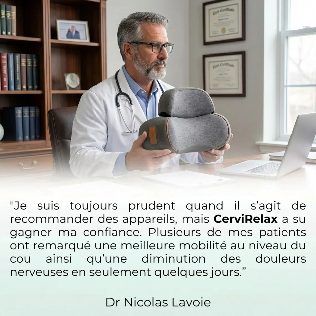 CerviRelax® – Masseur cervical 3-en-1