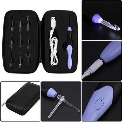 LumiCrochet™ – Kit de 9 Crochets lumineux DEL rechargeables