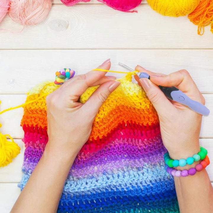 LumiCrochet™ – Kit de 9 Crochets lumineux DEL rechargeables