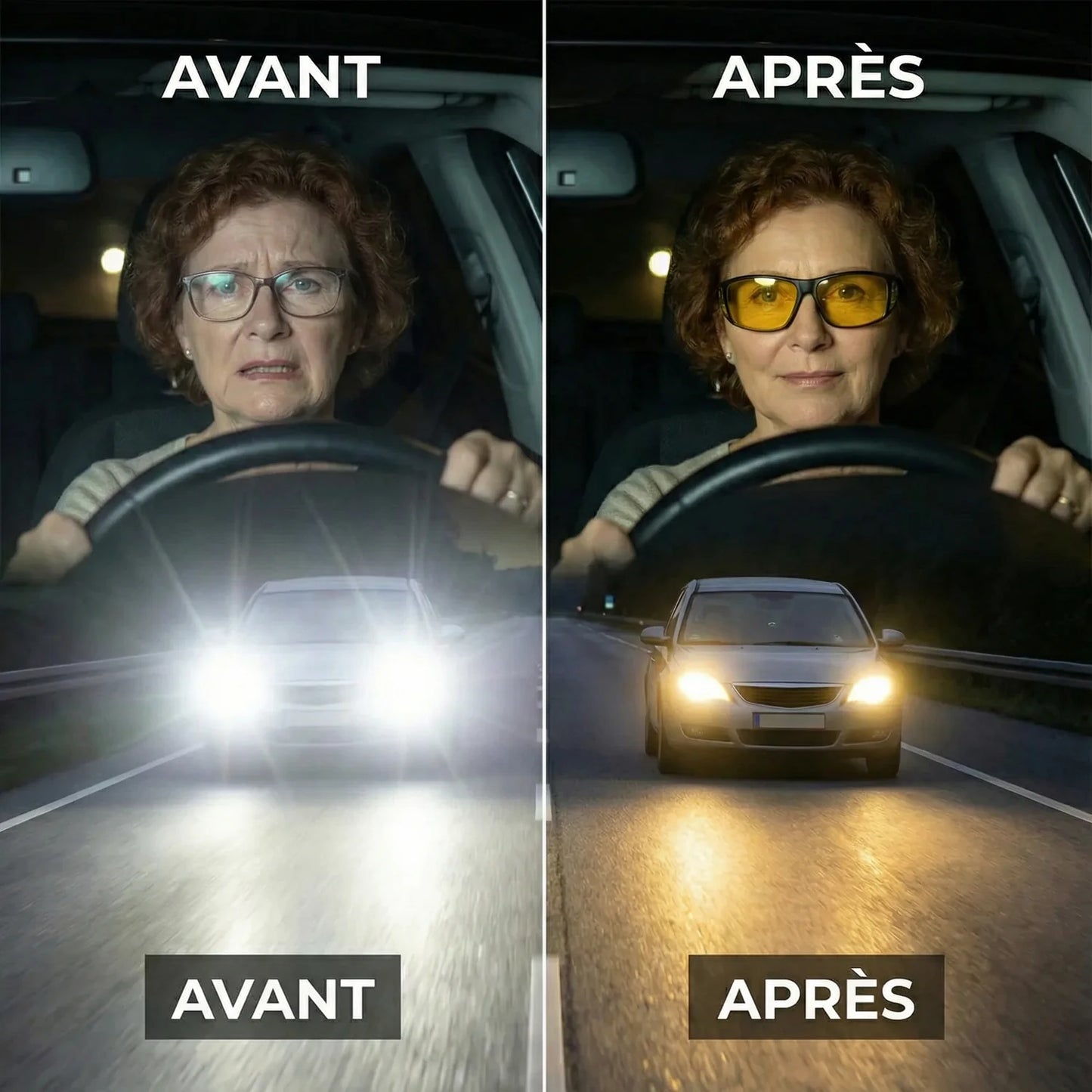 VisionNuit™ – Lunettes anti-éblouissement pour conduite