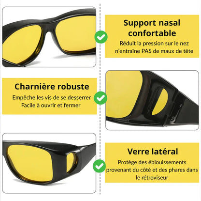 VisionNuit™ – Lunettes anti-éblouissement pour conduite